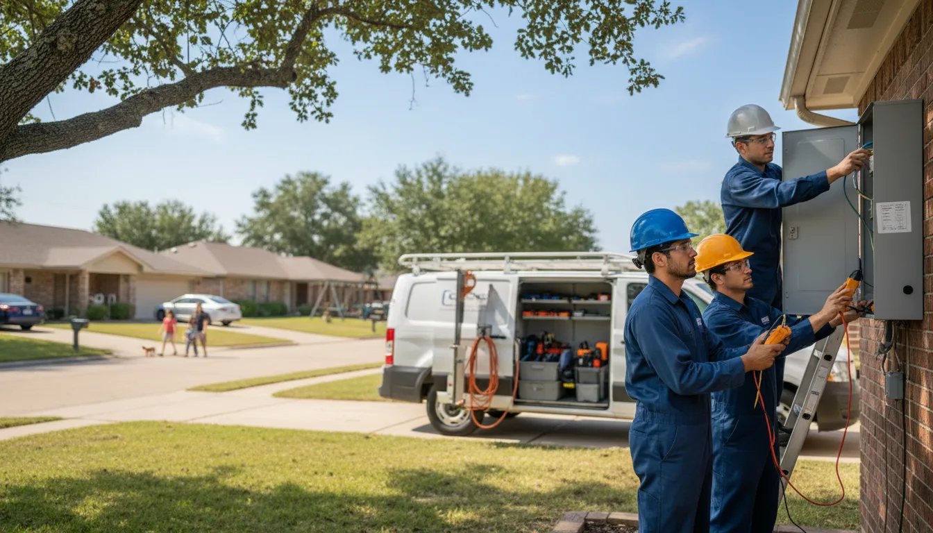 Certified electrician providing emergency electrical services in Collins, GA